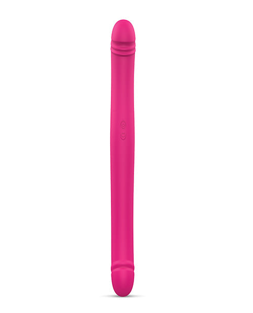 Doble Do 16.5" Consolador de empuje - Rosa