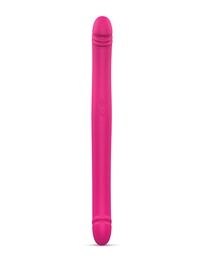 Doble Do 16.5" Consolador de empuje - Rosa