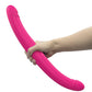 Doble Do 16.5" Consolador de empuje - Rosa