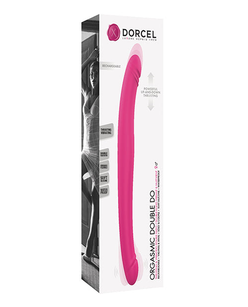 Doble Do 16.5" Consolador de empuje - Rosa
