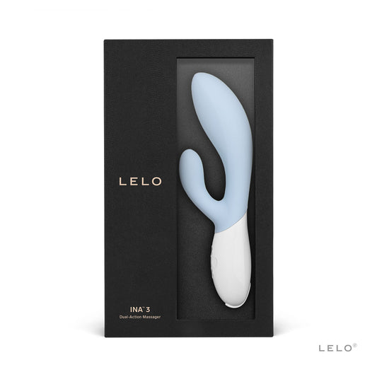 Vibromasseur lapin LELO Ina 3 – Bleu écume de mer