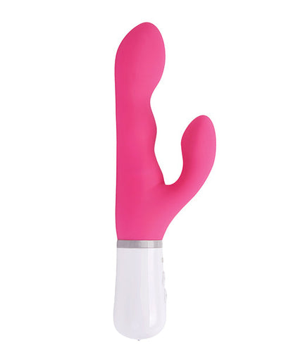 Vibrador conejito giratorio Lovense Nora - Rosa
