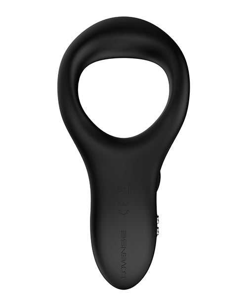 Anillo vibrador para pene Lovense Diamo - Negro