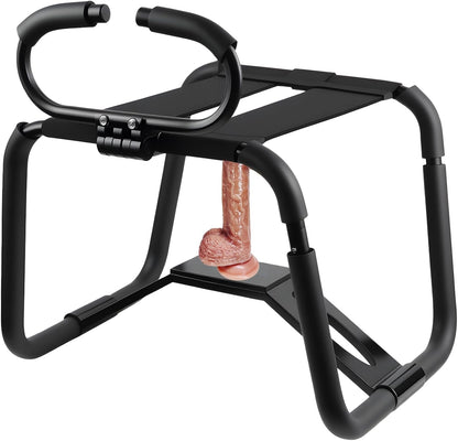 Silla sexual de alta resistencia TitanAxis 800LB con soporte para dildo