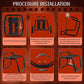 Silla sexual de alta resistencia TitanAxis 800LB con soporte para dildo