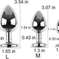OnyxTail Small Steel Tail Butt Plug Black