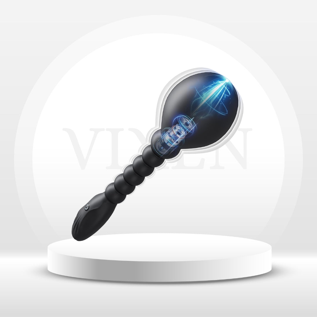 VixenBloom Cuentas Analas Inflables Masajeador de Próstata