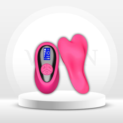 RougeMuse LCD Control Dual Stimulation Panty Vibrator