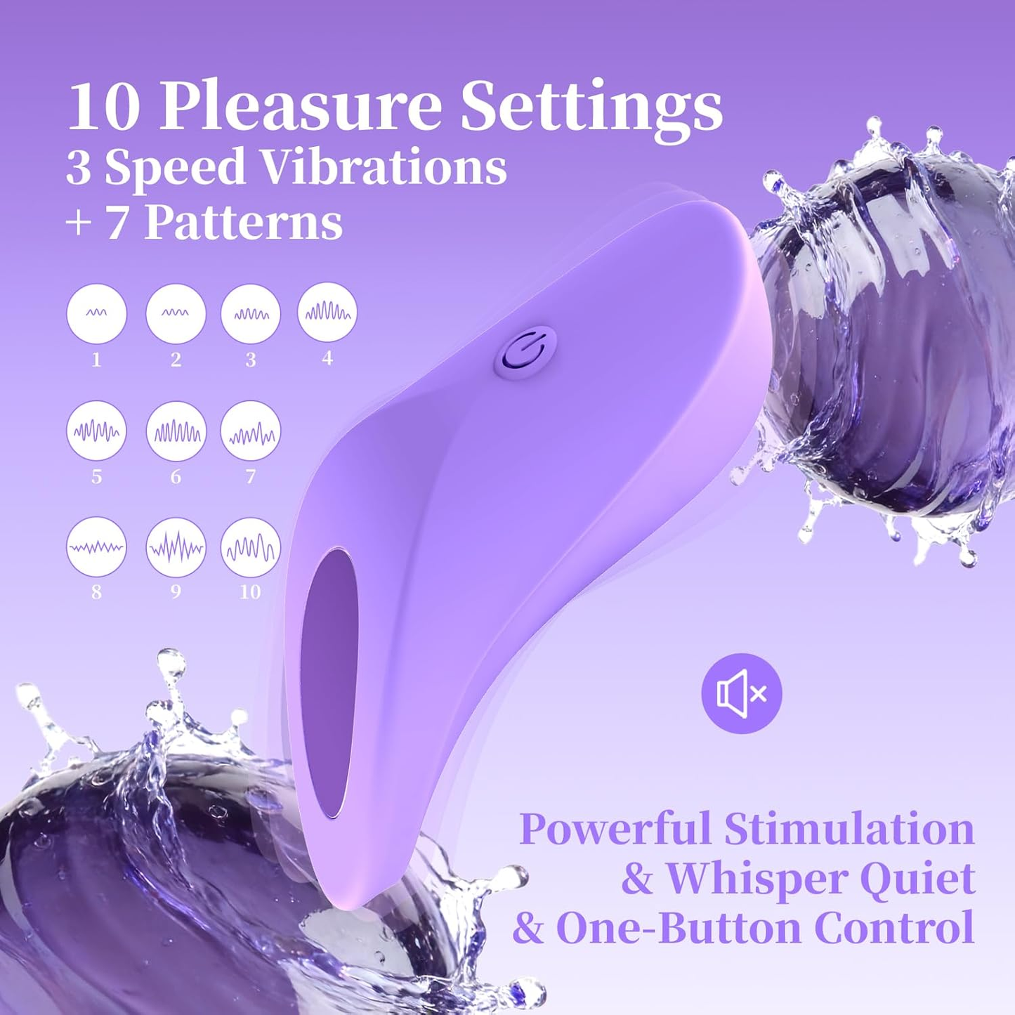 Vibromasseur culotte discret portable CurveMuse