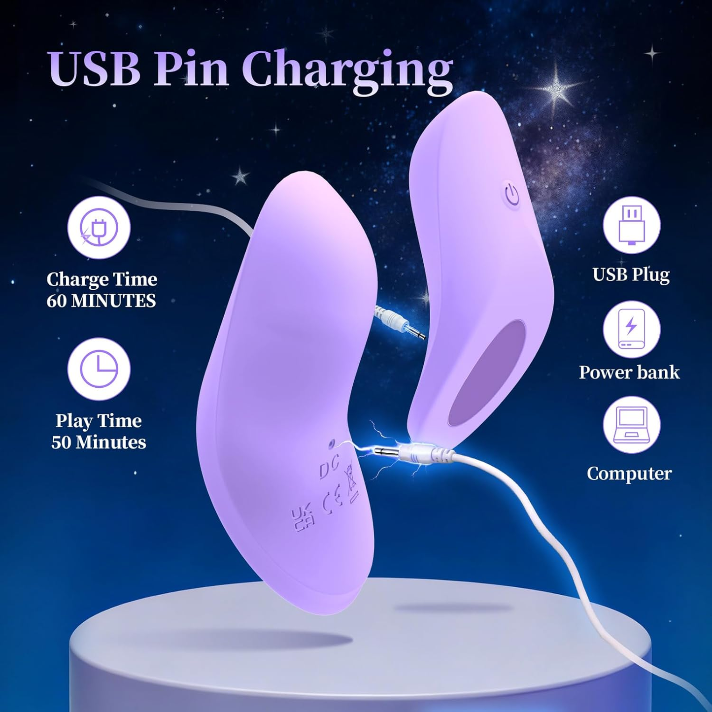 Vibromasseur culotte discret portable CurveMuse