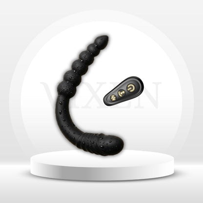 TwinCurve Dual-Ended Pleasure Beads Thrusting Dildo