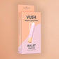PeachLuxe Mini Bullet Vibrator Waterproof Quiet Rechargeable