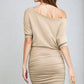 Off the Shoulder Mini Dress