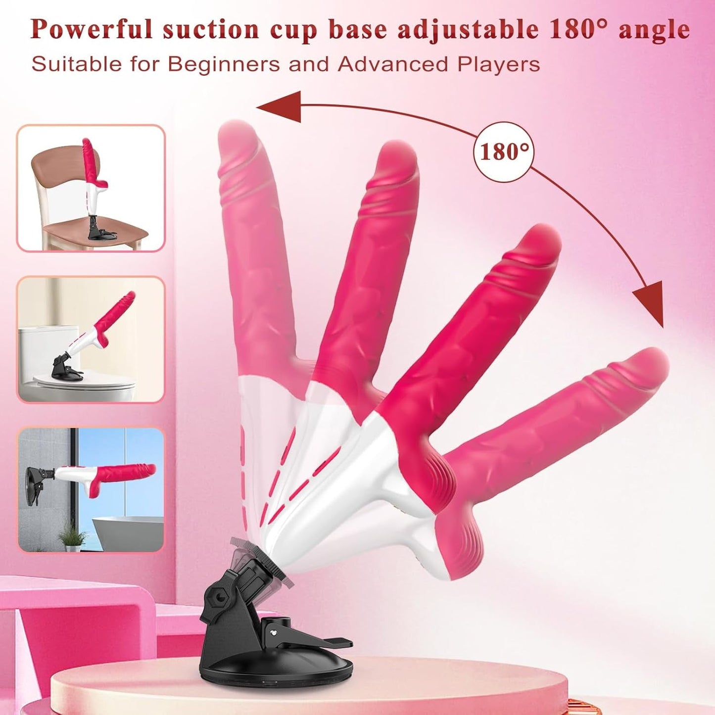 GlideCore Máquina de Sexo Dildo Penetrante 2 en 1