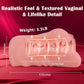 SyncPulse Vagina de bolsillo con penetración, controlada por aplicación, 9 modos