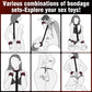 SubControl Vibrating Anal Hook Neck Wrist Bondage Kit