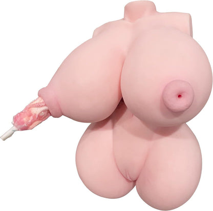 Veltrix 24 lb Muñeca Sexual 4 en 1, Torso, Pechos Grandes, TPE