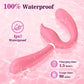 TriSync Vibrador Strap-On sin Tirantes a Distancia de 3 Motores