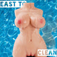 NexaCurve Muñeca Sexual Torso Doble Canal 4.85KG TPE