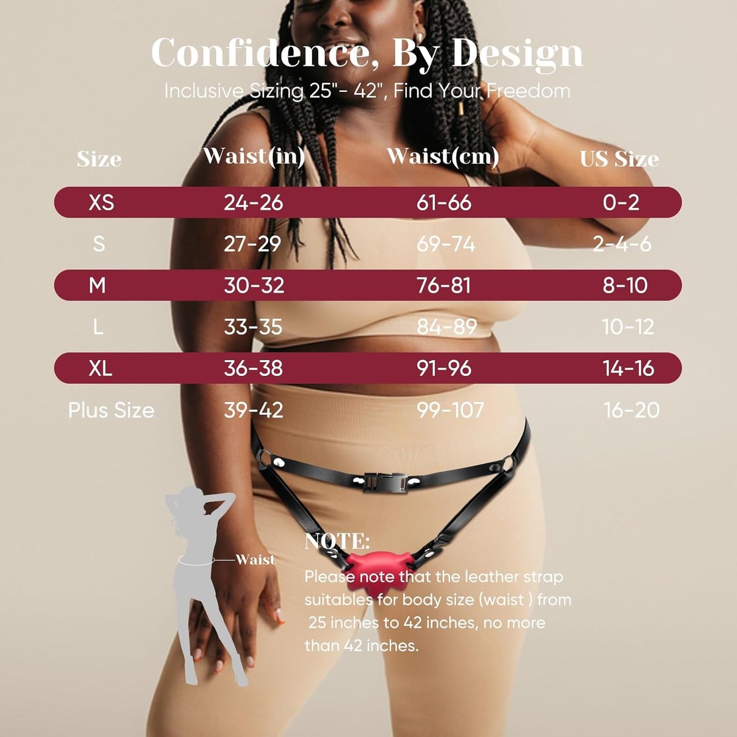 CrimsonControl Vibrador de Clítoris con Anillo para Pene y Arnés a Control Remoto