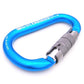 Aluminum Carabiner - Twist Lock (autolock) - HMS Pear Shape - Rated - For Rigging, Suspension