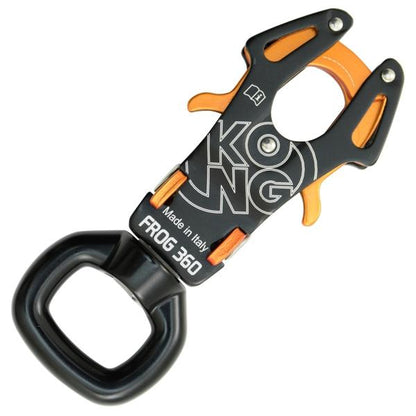 Émerillon à manille montable sur anneau pour anneaux de suspension - 23 kN - Frog 360 - Émerillon compatible avec les textiles