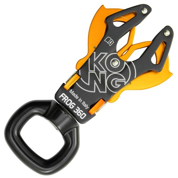 Émerillon à manille montable sur anneau pour anneaux de suspension - 23 kN - Frog 360 - Émerillon compatible avec les textiles