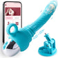 Dildo de Empuje Portátil PulseRide con Control por Aplicación