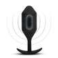 b-Vibe Vibrating Snug Plug 5 XXL Negro