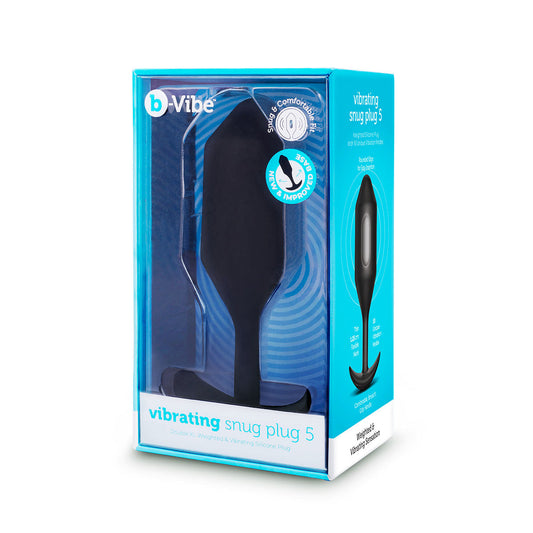 b-Vibe Vibrating Snug Plug 5 XXL Black