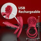 Anillo vibrador para pene y estimulador de clítoris MechaGlide