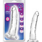 B Yours Plus Dildo "Lust n' Thrust" de 7.5" Transparente