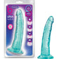 B Yours Plus Dildo "Lust n' Thrust" de 7.5" Color Turquesa