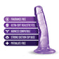 B Yours Plus 5.5" Hard n' Happy Dildo Purple