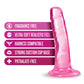 B Yours Plus Dildo rígido y placentero de 5,5" - Rosa
