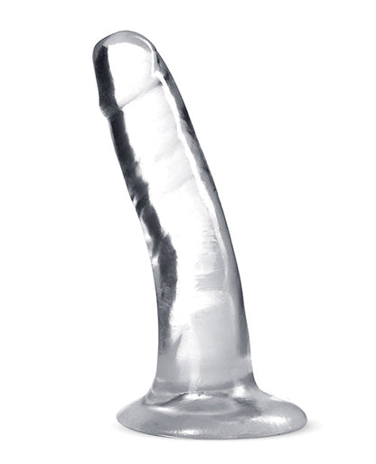 B Yours Plus consolador rígido y feliz de 5.5" transparente