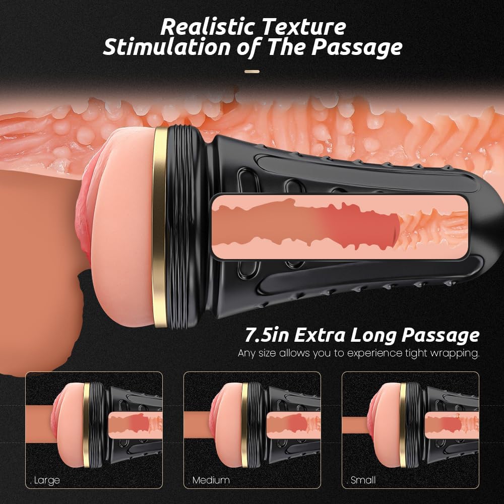Masturbador LushWrap realista con bolsillo para vagina