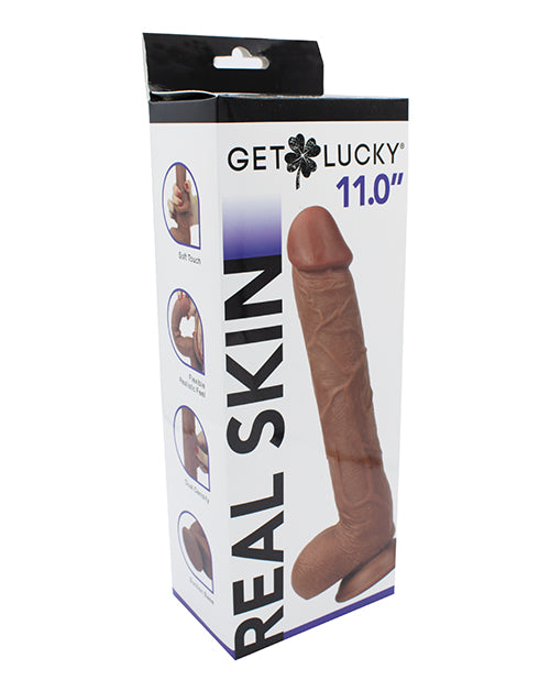 Gode en vrai peau 11" Get Lucky - Brun clair