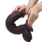 Dildo realista de 30,5 cm "Get Lucky" - Marrón oscuro