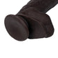 Dildo realista de 30,5 cm "Get Lucky" - Marrón oscuro