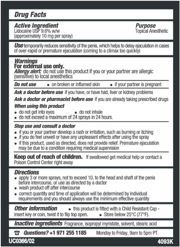 Spray Retardante - Spray Desensibilizante Genital