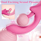 GildedAura Clitoral Licking Dildo Vibrator