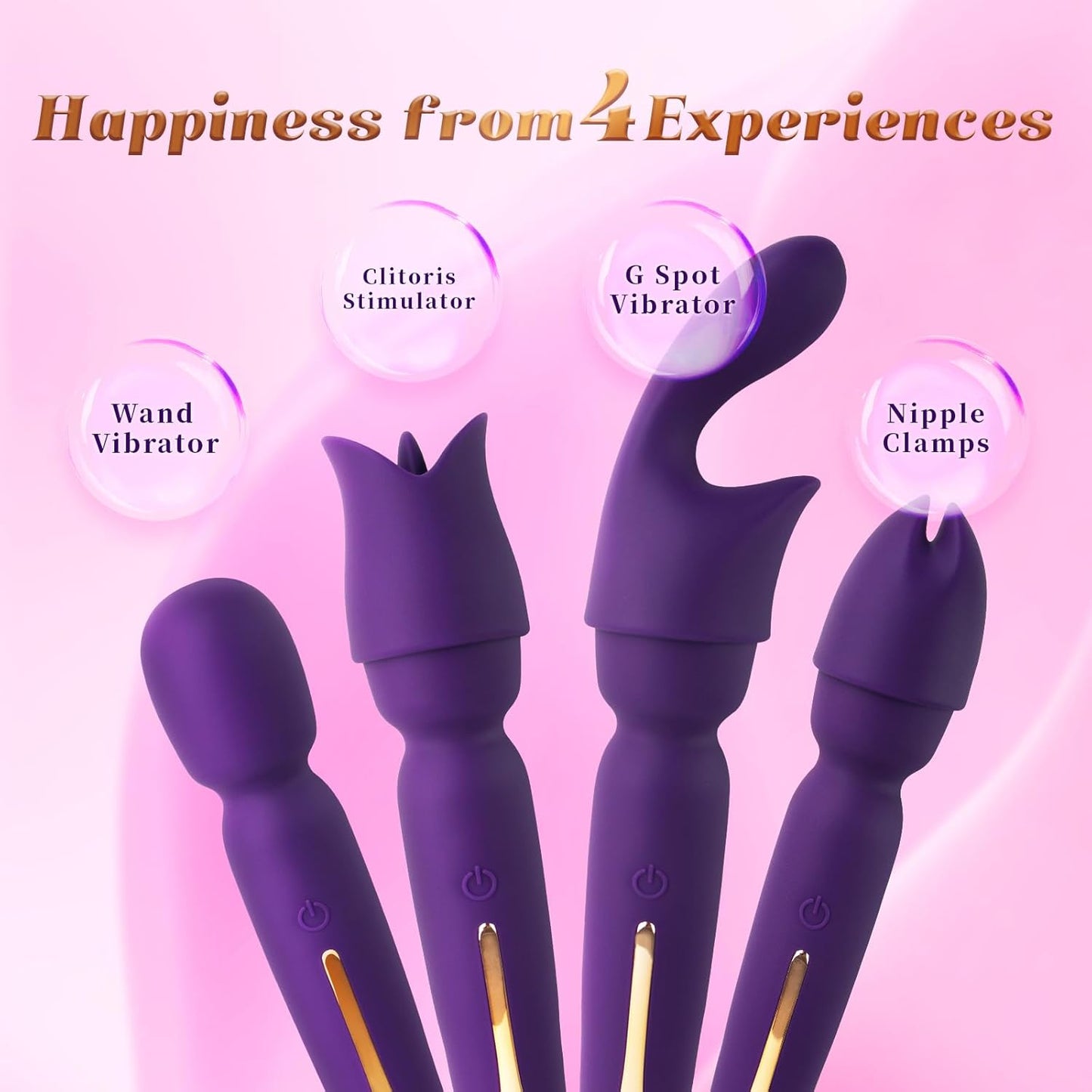 Kit de vibrador varita para clítoris RadiantTide