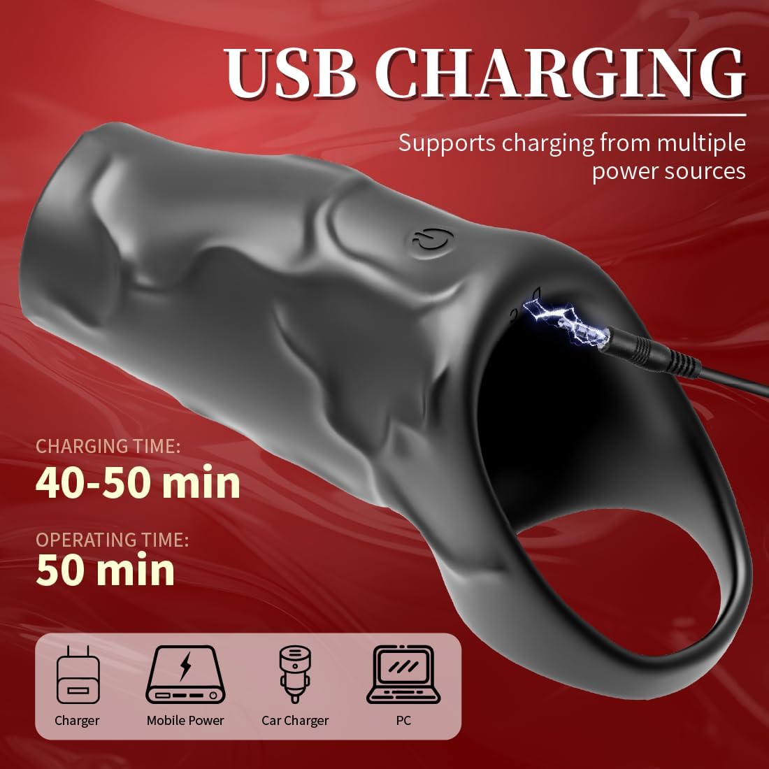 Funda vibradora para pene ShadowVibe