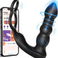 PrimeSurge 3-in-1 App-Controlled Anal Vibrator with Double Cock Rings