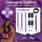 VioletLock Purple Spreader Bar BDSM Kit with Collar & Cuffs