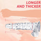 Dildo avanzado transparente MoonRipple de 29,97 cm