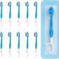 Cepillo de dientes de viaje con pasta dental incorporada Morning After (10 unidades)