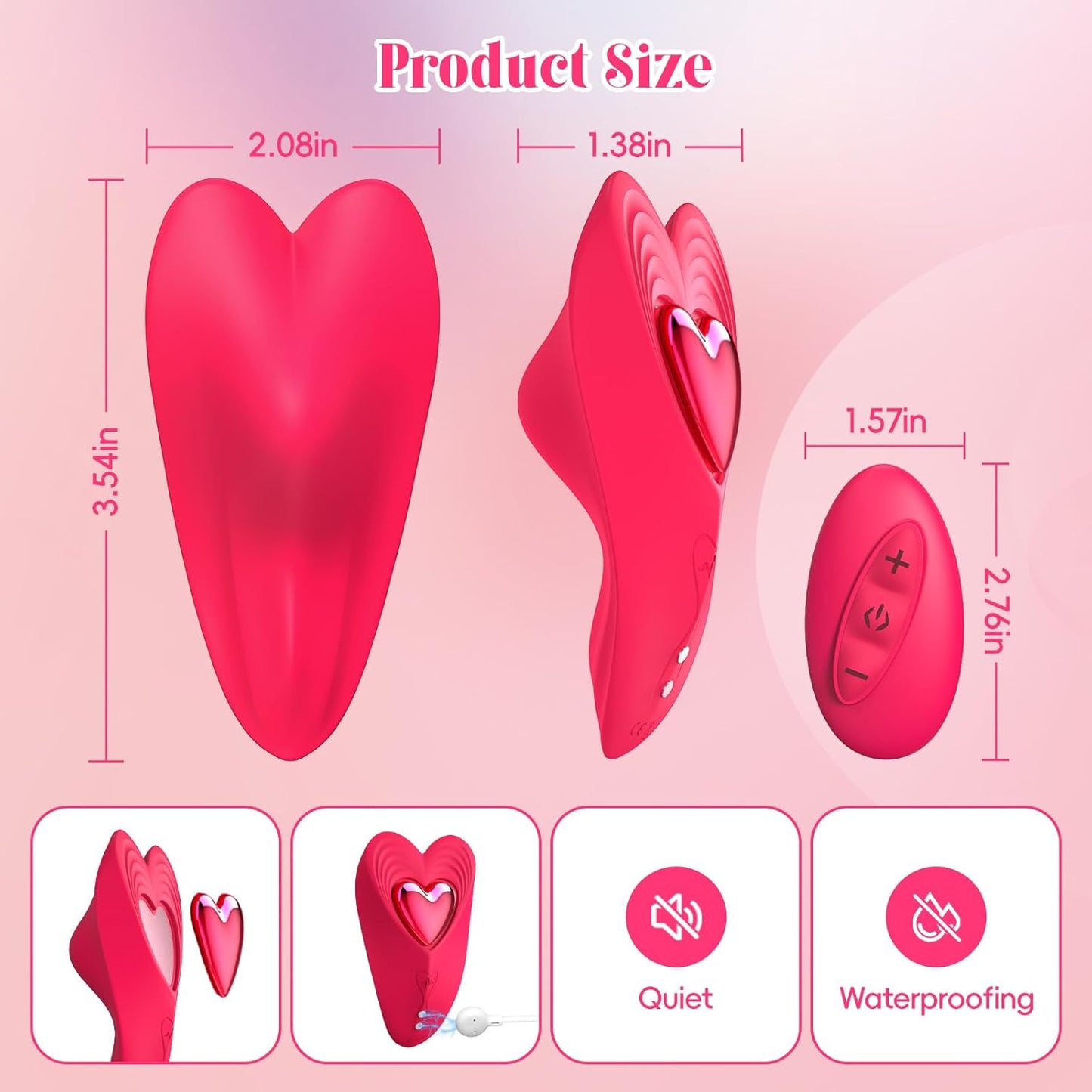 Dreovelle Vibrador de Bragas con Control Remoto