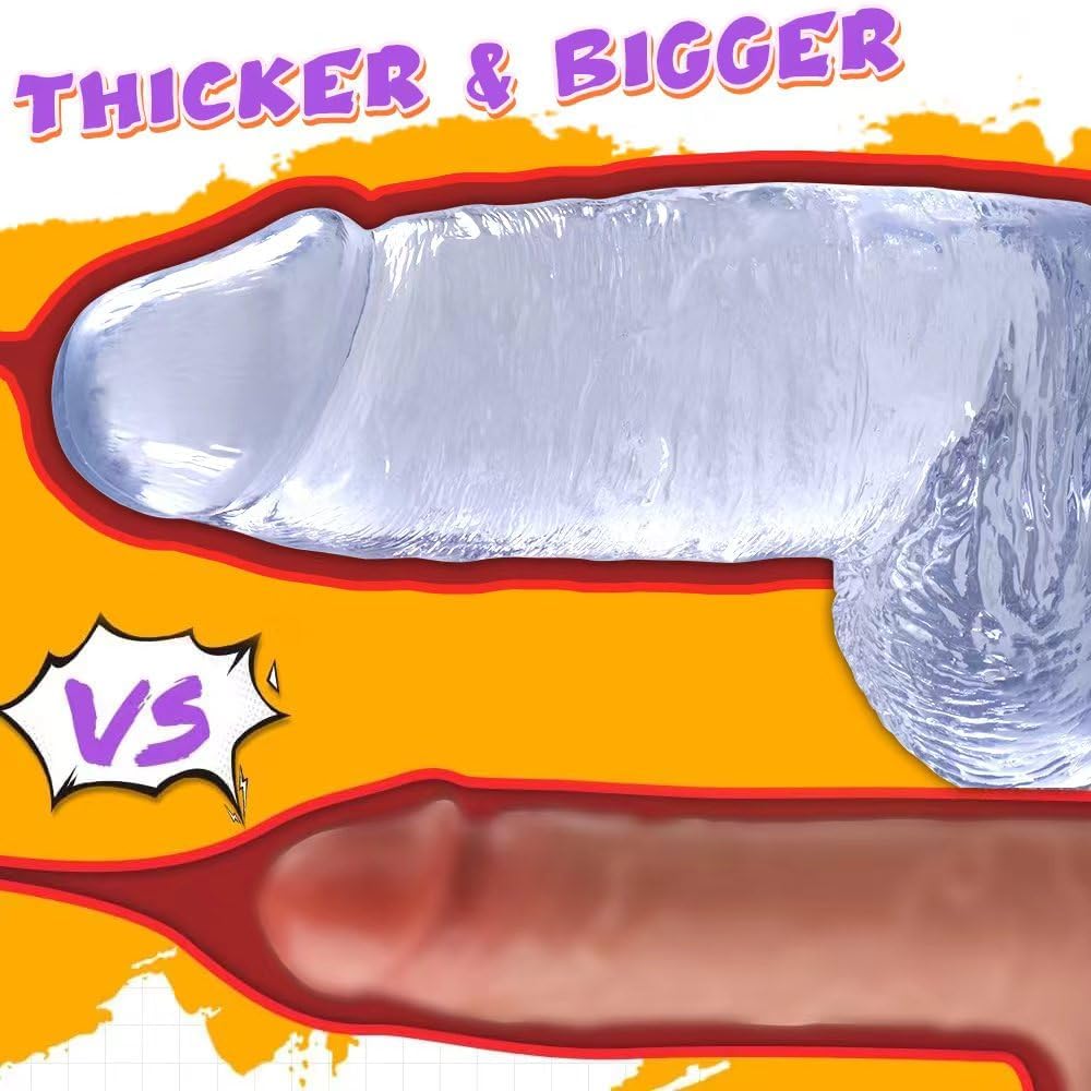 CelesteVine Dildo Grueso de 7,1 cm de Diámetro